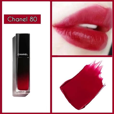 chanel rouge allure laque 80 timeless|chanel allure laque longwear.